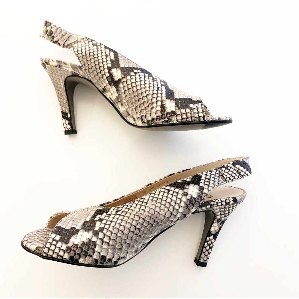NWOB Paul Green Avanti Peep Toe Slingback Heels